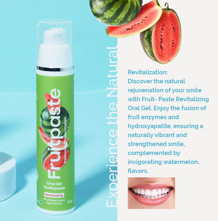 Watermelon Fruitpaste Gel 50g - Turning Brushing into a Tasty Adventure!