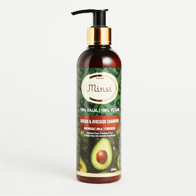 Minsa Argon Avocado Shampoo 180ml: Nourishing Elegance for Your Hair